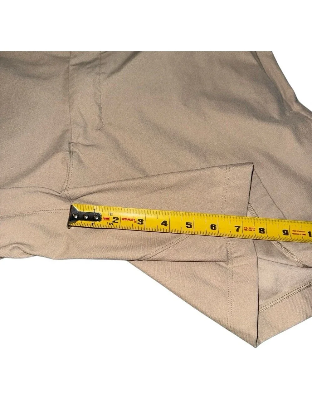 Lululemon ABC Shorts Men’s 34 Wacky Khaki Classic Fit 7” Warpstreme Casual